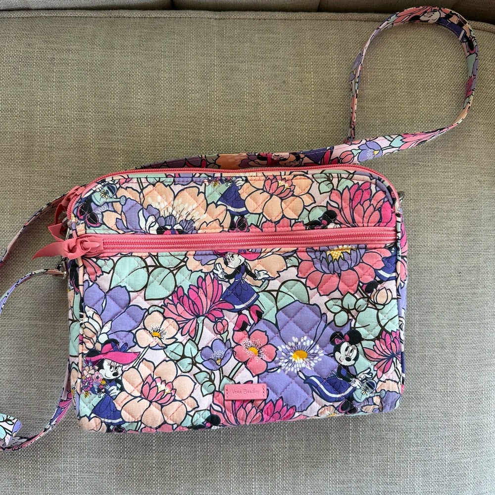 Disney x Vera Bradley Floral Crossbody Bag - Multicolor